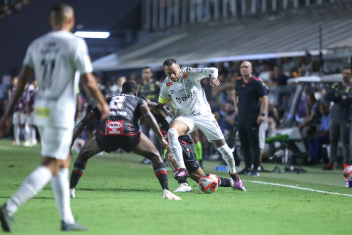 Neymar em atuação pelo Santos