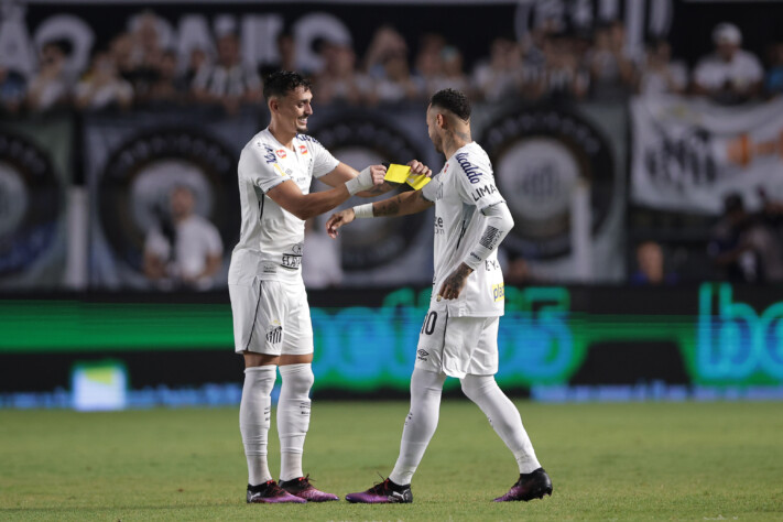 Neymar em atuação pelo Santos