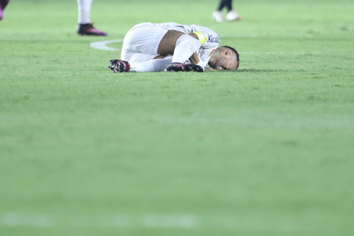 Neymar em atuação pelo Santos