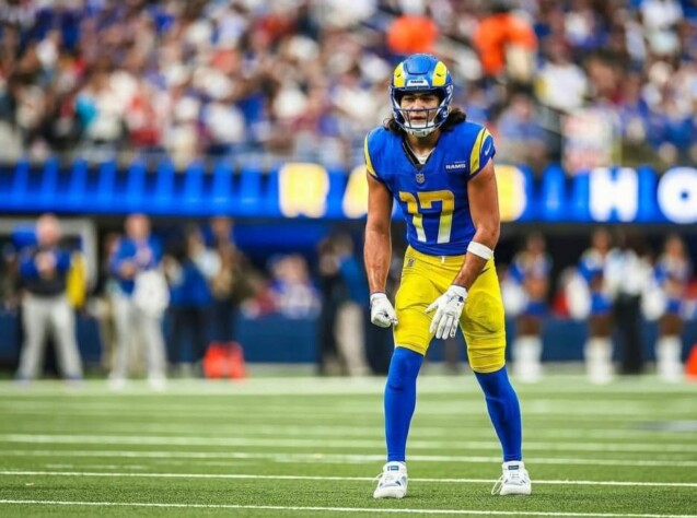 Puka Nacua, jogador do Los Angeles Rams