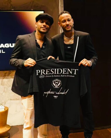 Neymar ainda foi oficializado como presidente de uma das equipes participantes da Kings League Brasil, a FURIA, cujos donos são amigos do craque.