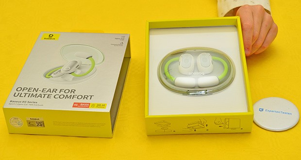 Baseus Eli Sport 1 Open-Ear Fones de Ouvido em Teste - Baixos potentes e som detalhado