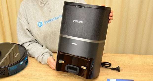 Philips Homerun 3100 Robô Aspirador com Função de Limpeza em Teste - Limpeza Automática na Estação